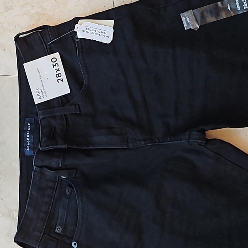 Nwt Mens Skinny Black Jeans 28x30